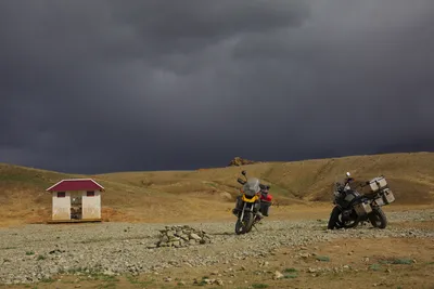 Düsteres Wetter zieht auf