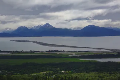 Das Städtchen Homer auf der Kenai Halbinsel